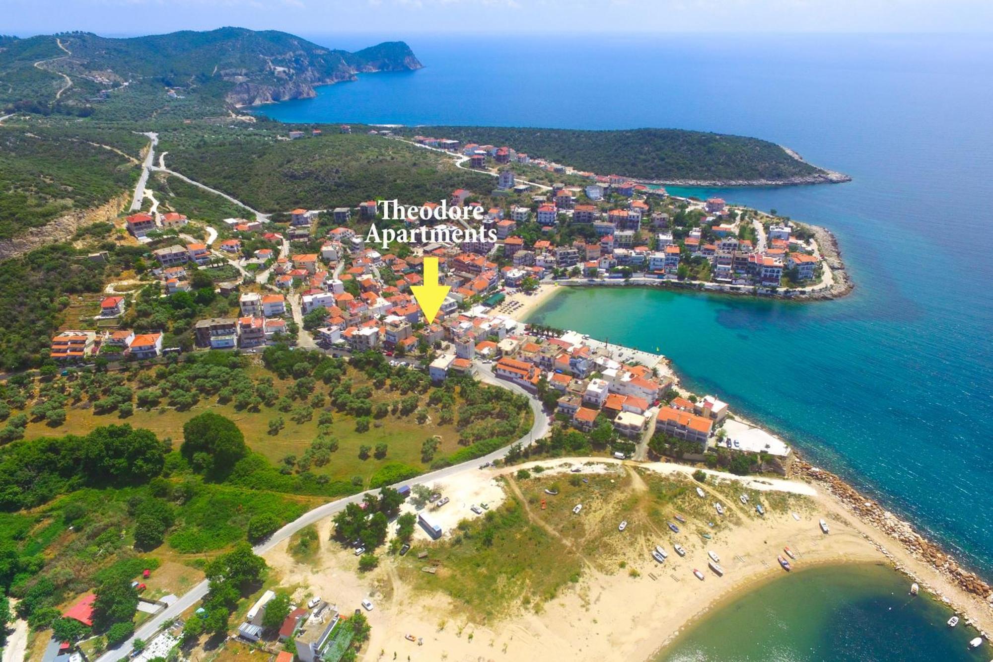 Theodore Apartments Skála Marión المظهر الخارجي الصورة
